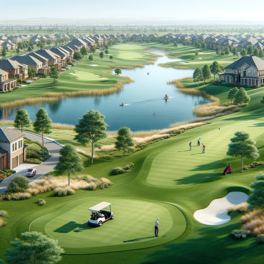 Golf Course and Lake Subdivision